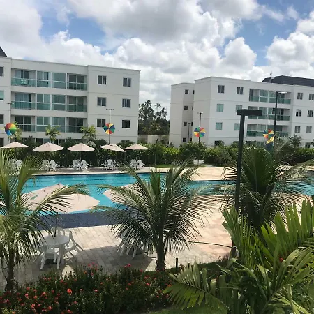 Flat Excelente em Porto de Galinhas PALM VILLAGE ACQUA frente para as piscinas-2