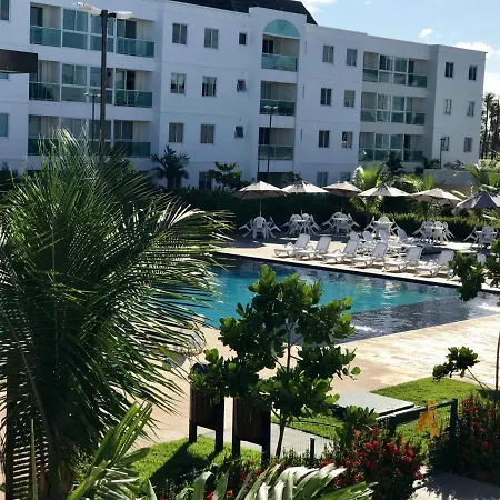 Flat Excelente em Porto de Galinhas PALM VILLAGE ACQUA frente para as piscinas-3